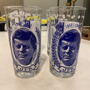 JFK Presidential bar glasses